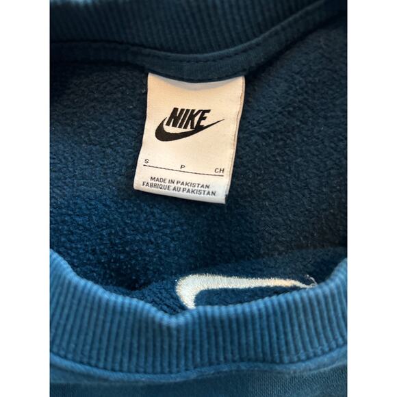 Nike Women's Phoenix Fleece Sweatshirt Small Valerian Blue - Picture 3 of 5